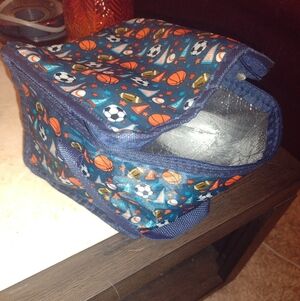 Freebie! Blue Sports Lunchbox